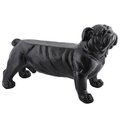 Gardencontrol Fiberstone Bulldog Bench, Black GA2659167